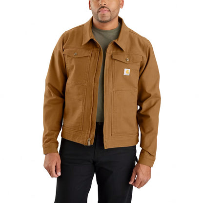 Carhartt Duck Relaxed Fit Jacket Carhartt Brown - Carhartt product image 2