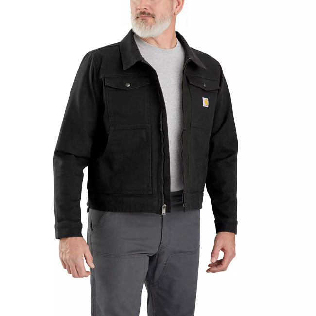 Carhartt Duck Relaxed Fit Jacket Black - Carhartt product image 2