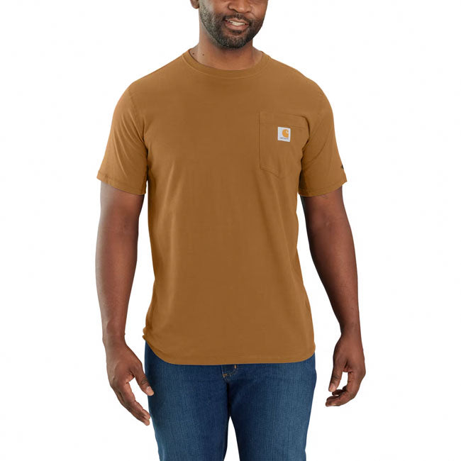Carhartt Force Pocket S/S T-Shirt Carhartt Brown - Carhartt product image 2