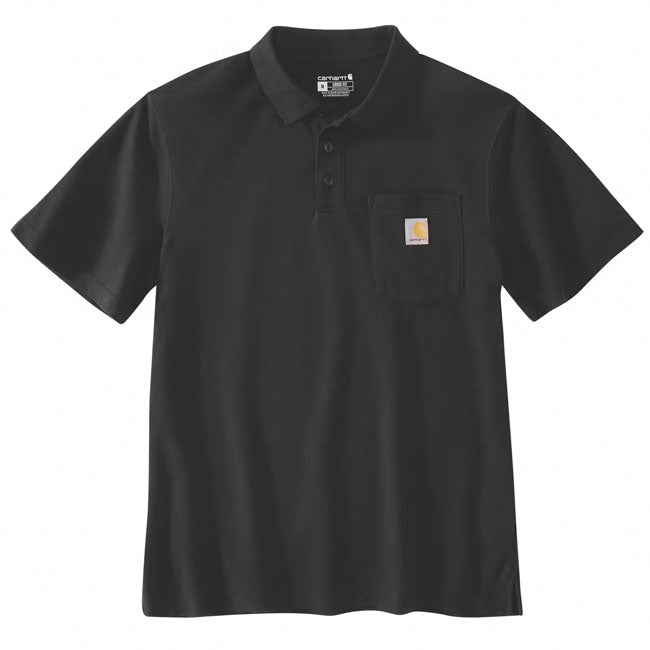 Carhartt Midweight S/S Pocket Polo Black - Carhartt product image