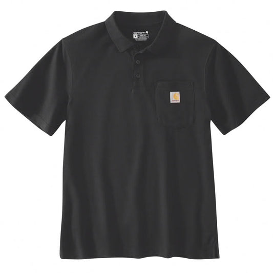 Carhartt Midweight S/S Pocket Polo Black - Carhartt product image