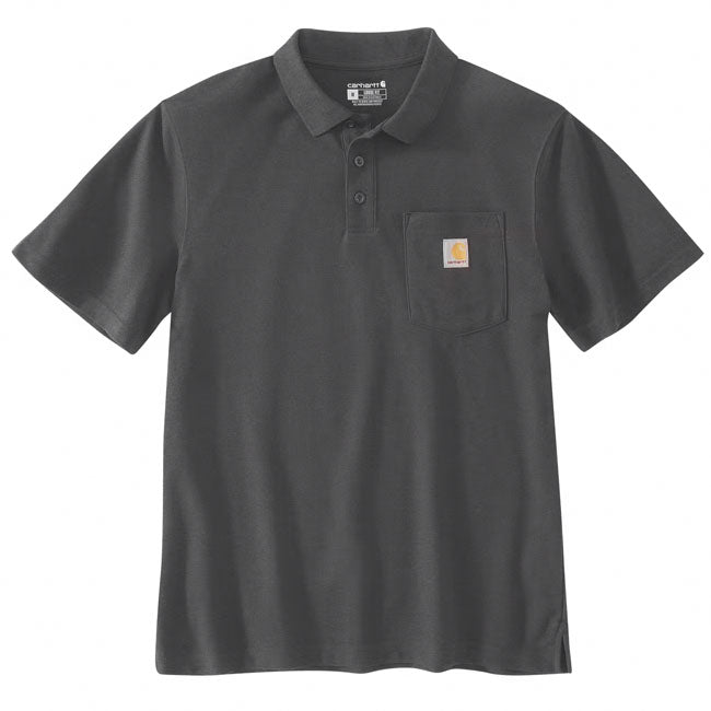 Carhartt Midweight S/S Pocket Polo Carbon Heather - Carhartt product image
