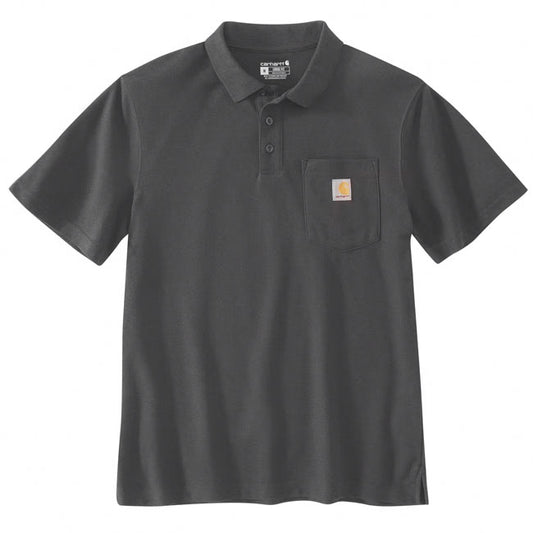 Carhartt Midweight S/S Pocket Polo Carbon Heather - Carhartt product image