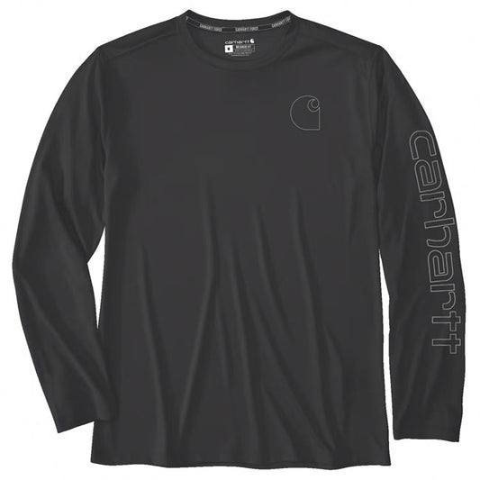 Carhartt Sun Defender L/S T-Shirt Black - Carhartt product image
