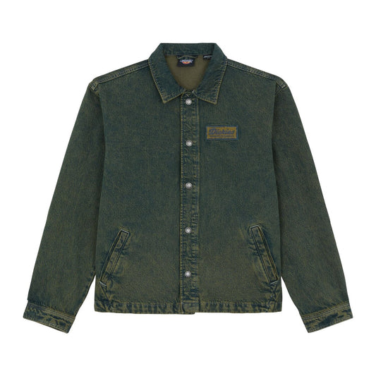 Dickies Lewistown denim jacket green tone fade