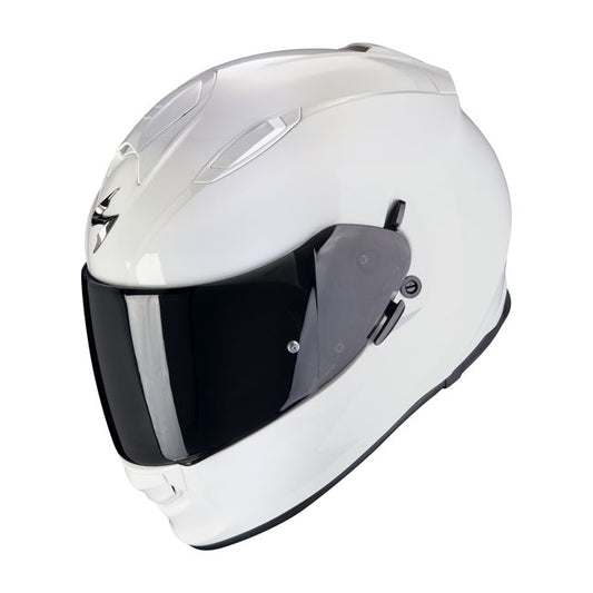 Scorpion EXO-491 Solid White Helmet - motorcycle helmets at Pedro's Parts
