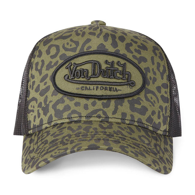 Von Dutch Leopard Cap Khaki