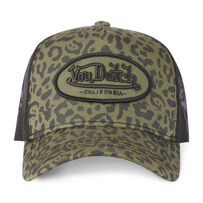 Von Dutch Leopard Cap Khaki