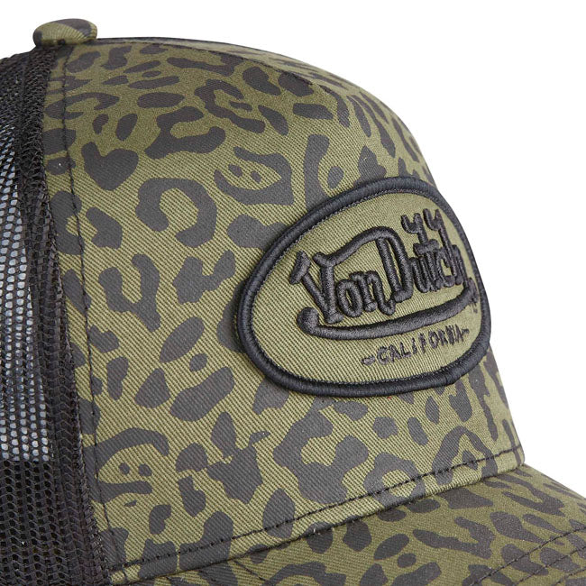 Von Dutch Leopard Cap Khaki