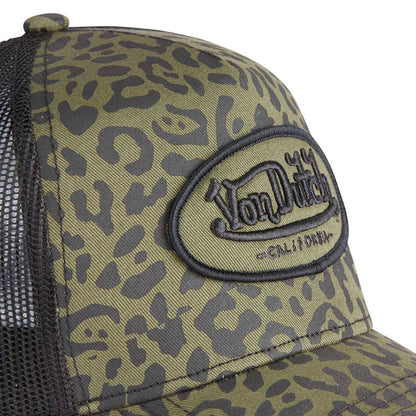 Von Dutch Leopard Cap Khaki