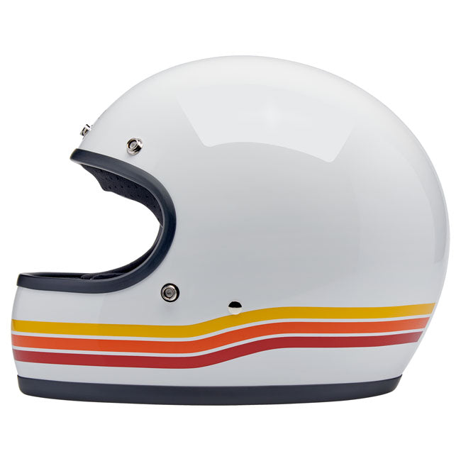 Biltwell Gringo Helmet Sunset Spectrum - Helmets Full Face at Pedro’s Parts