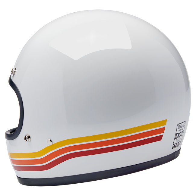 Biltwell Gringo Helmet Sunset Spectrum - Helmets Full Face at Pedro’s Parts