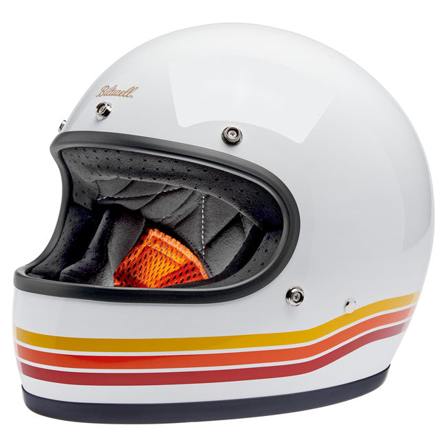 Biltwell Gringo Helmet Sunset Spectrum - Helmets Full Face at Pedro’s Parts