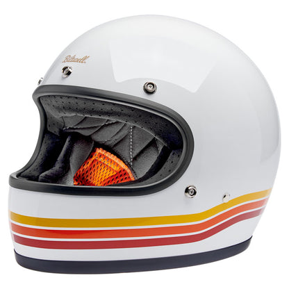 Biltwell Gringo Helmet Sunset Spectrum - Helmets Full Face at Pedro’s Parts