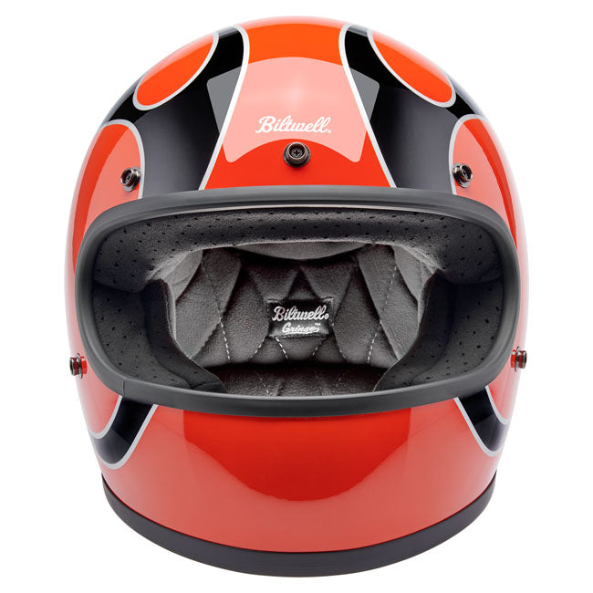 Biltwell Gringo S helmet Garnet Red Flames