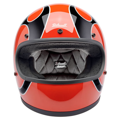 Biltwell Gringo S helmet Garnet Red Flames
