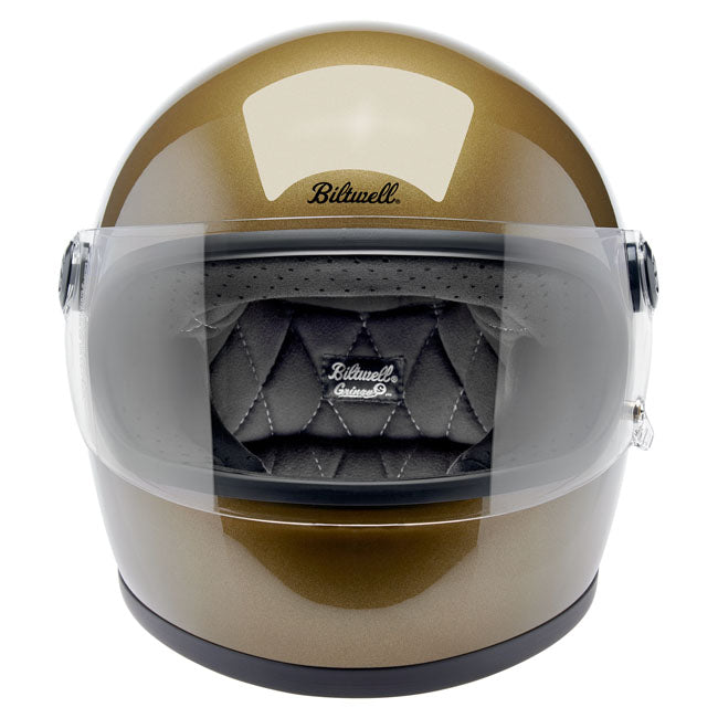 Biltwell Gringo S Helmet - Ugly Gold Metallic - Helmets Full Face at Pedro’s Parts
