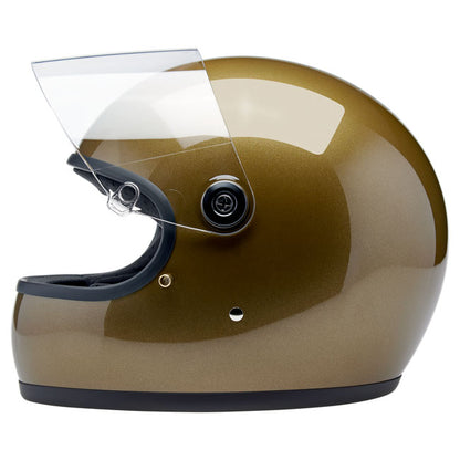 Biltwell Gringo S Helmet - Ugly Gold Metallic - Helmets Full Face at Pedro’s Parts