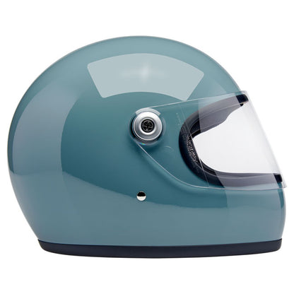 Biltwell Gringo S Helmet Agave Blue Gloss - Helmets Full Face at Pedro’s Parts
