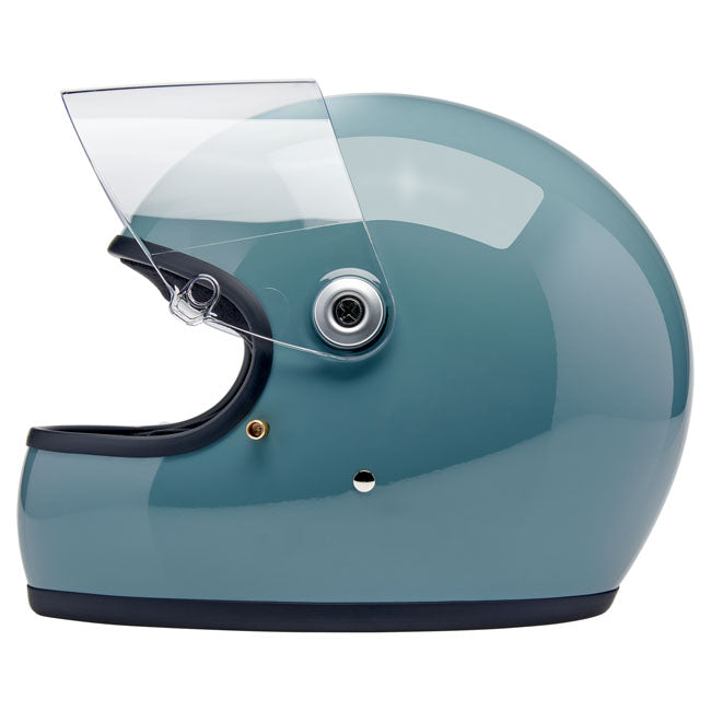 Biltwell Gringo S Helmet Agave Blue Gloss - Helmets Full Face at Pedro’s Parts