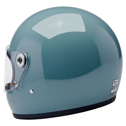 Biltwell Gringo S Helmet Agave Blue Gloss - Helmets Full Face at Pedro’s Parts