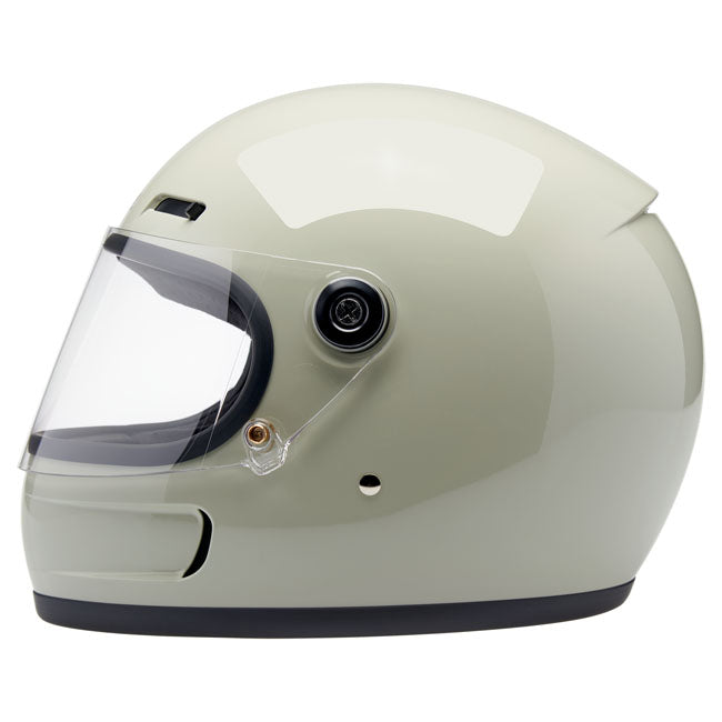 Biltwell Gringo SV Helmet Chalk Grey - Helmets Full Face at Pedro’s Parts