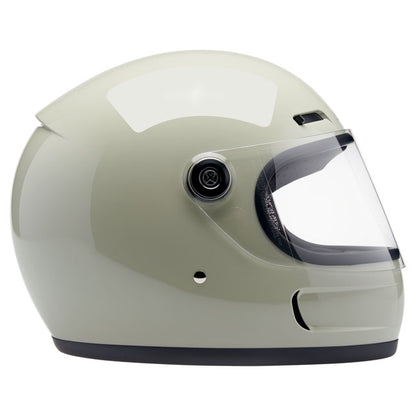 Biltwell Gringo SV Helmet Chalk Grey - Helmets Full Face at Pedro’s Parts