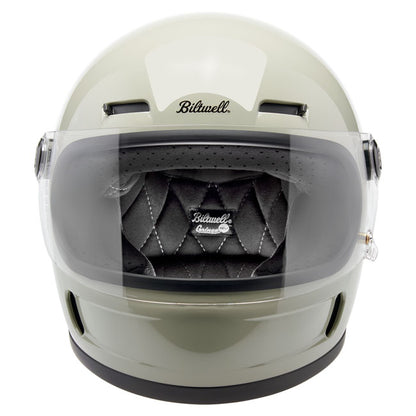 Biltwell Gringo SV Helmet Chalk Grey - Helmets Full Face at Pedro’s Parts