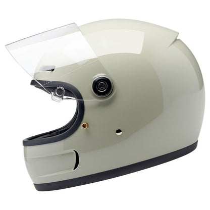 Biltwell Gringo SV Helmet Chalk Grey - Helmets Full Face at Pedro’s Parts