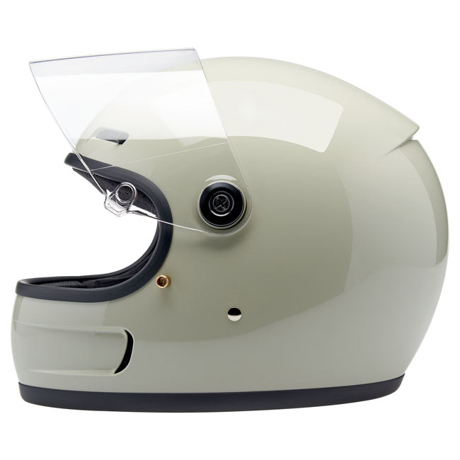 Biltwell Gringo SV Helmet Chalk Grey - Helmets Full Face at Pedro’s Parts