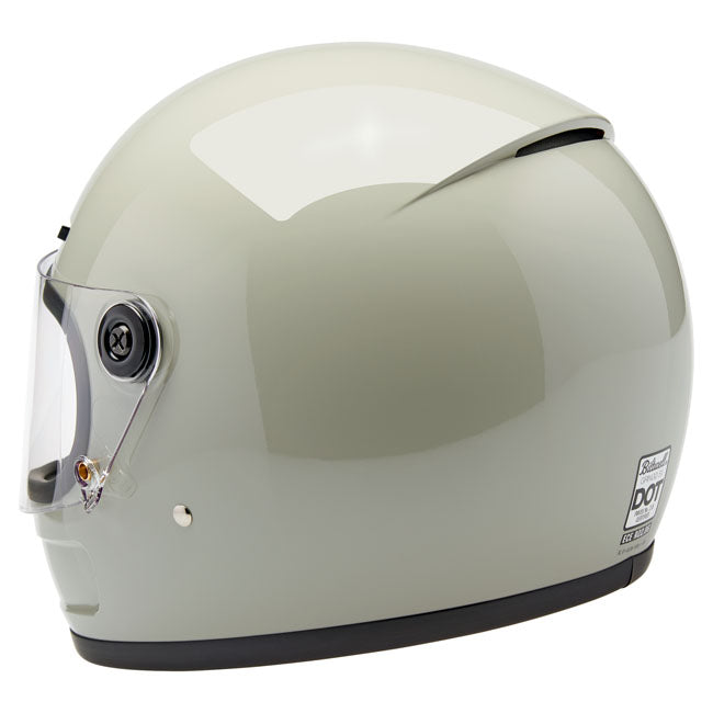 Biltwell Gringo SV Helmet Chalk Grey - Helmets Full Face at Pedro’s Parts