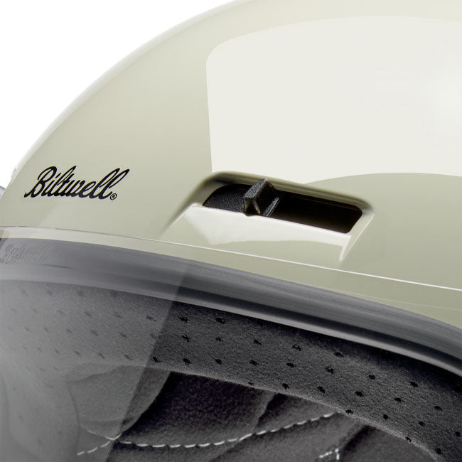 Biltwell Gringo SV Helmet Chalk Grey - Helmets Full Face at Pedro’s Parts