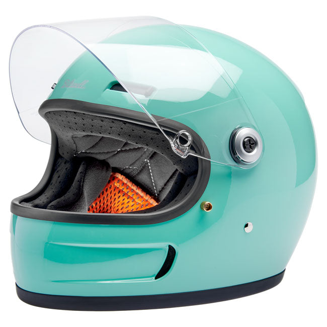 Biltwell Gringo SV Helmet - Mint Julip - Helmets Full Face at Pedro’s Parts