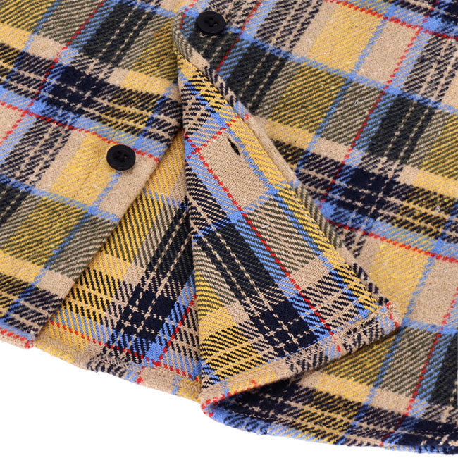 13 1/2 Steel flannel - yellow