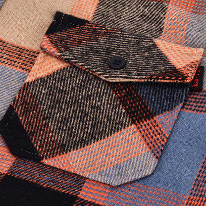 13 1/2 Steel flannel - oxblood
