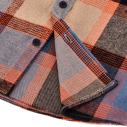13 1/2 Steel flannel - oxblood