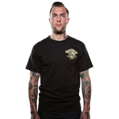 Lucky 13 Booze, Bikes & Broads t-shirt black