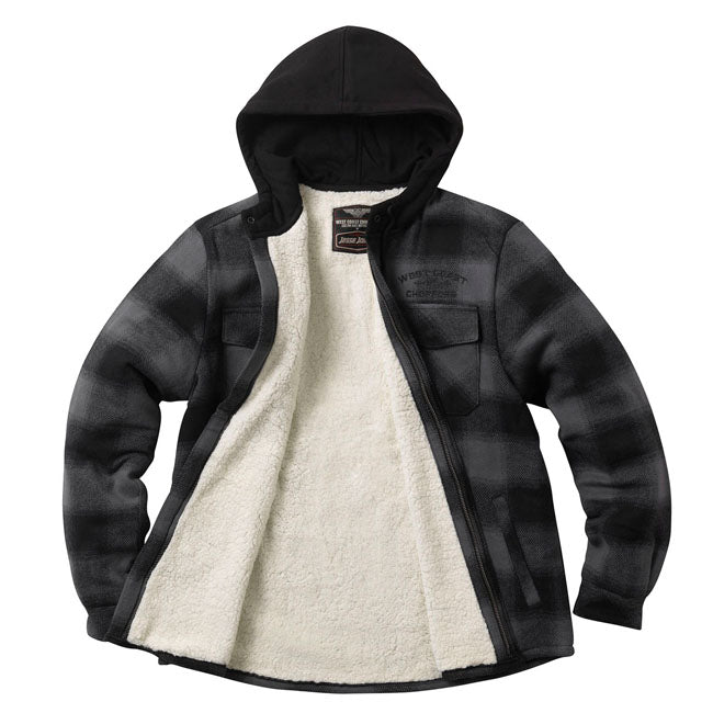 WCC Hell Bent Flannel Jacket Charcoal/black
