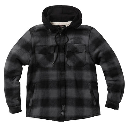 WCC Hell Bent Flannel Jacket Charcoal/black