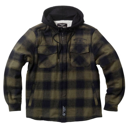 WCC Hell Bent Flannel Jacket Olive/black
