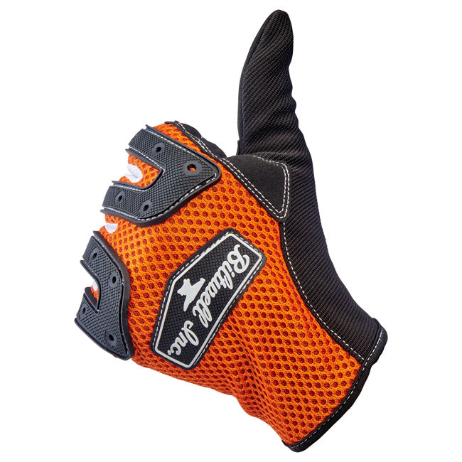 Biltwell Anza Gloves orange/black from Biltwell at Pedro’s Parts