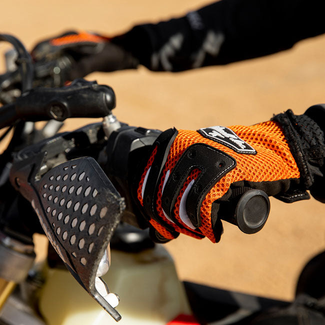 Biltwell Anza Gloves orange/black from Biltwell at Pedro’s Parts