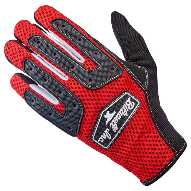 Biltwell Anza Gloves red/black from Biltwell at Pedro’s Parts