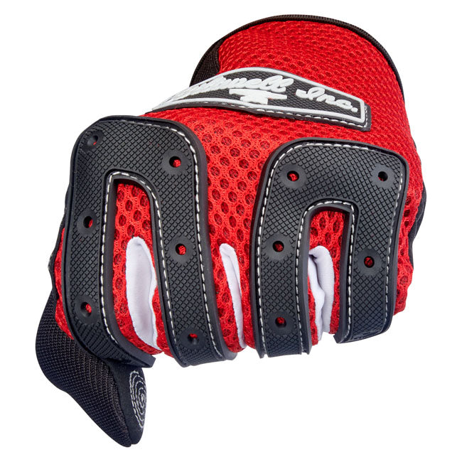 Biltwell Anza Gloves red/black from Biltwell at Pedro’s Parts