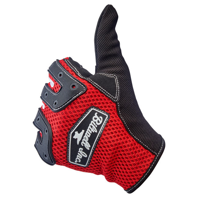 Biltwell Anza Gloves red/black from Biltwell at Pedro’s Parts