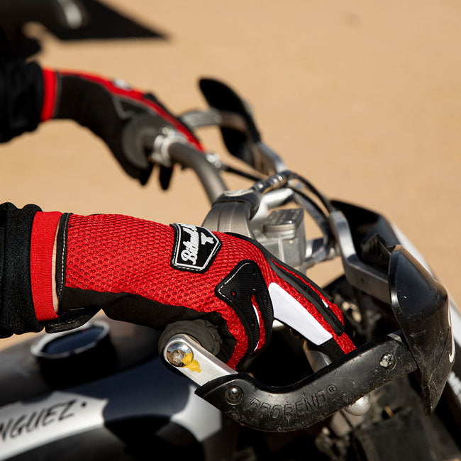 Biltwell Anza Gloves red/black from Biltwell at Pedro’s Parts