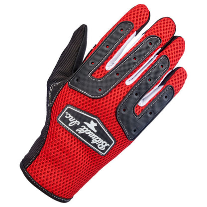 Biltwell Anza Gloves red/black from Biltwell at Pedro’s Parts