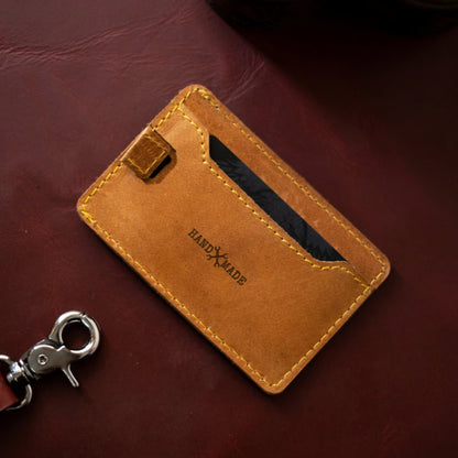 Trip Machine Wiberg cardholder vintage tan