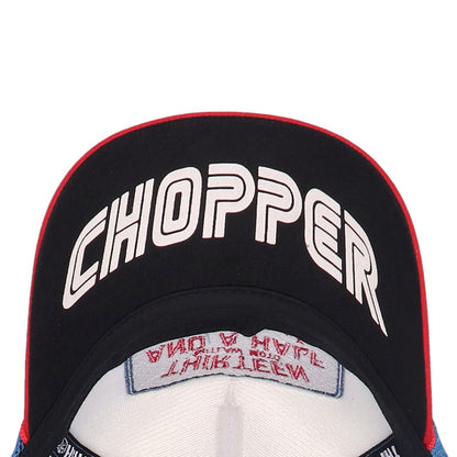 13 1/2 Outlaw Club trucker cap blue/red