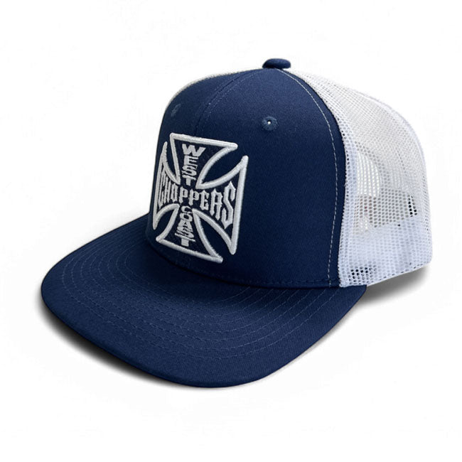 WCC OG Cross Flatbill Cap Navy/white